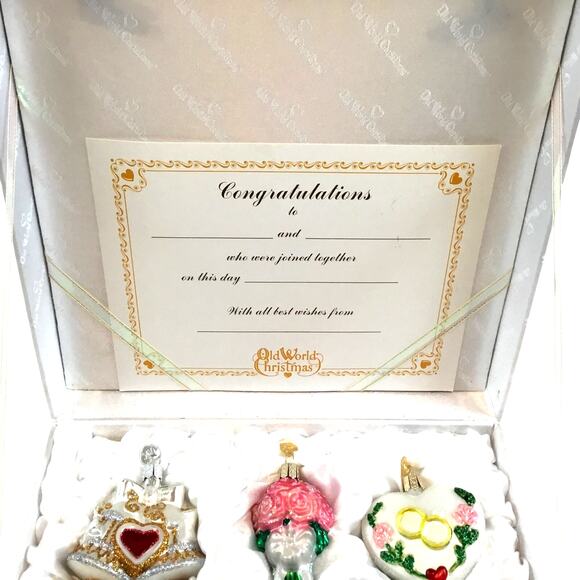 Old World Wedding Ornaments Collection Box Set - Picture 3 of 7